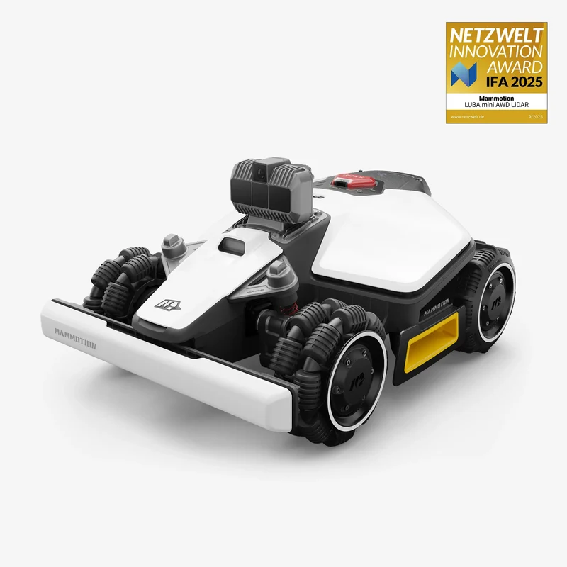 Mammotion Luba Mini AWD LiDAR Robot Cortacésped 1500m²