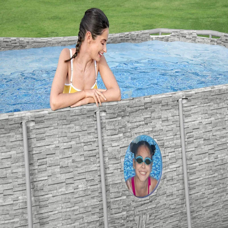 Bestway – Power Steel piscina desmontable ovalada (427 x 250 x 100 cm)
