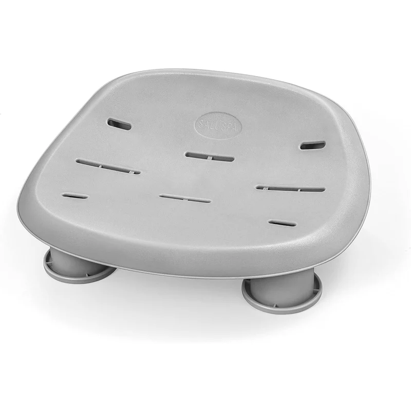 Bestway - Asiento para spa SaluSpa Comfort Seat gris con altura ajustable y base antideslizante