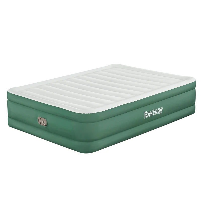 Bestway - Toughlite TPU Colchón hinchable con bomba eléctrica integrada