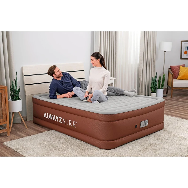Bestway - AlwayzAire Fortech Cama hinchable con bomba Comfort Choice+ integrada