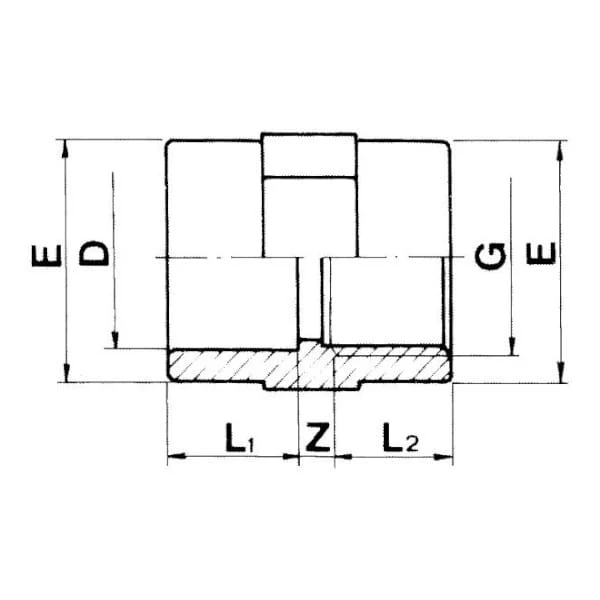 Douille PVC à Coller × Filet Intérieur Femelle – Raccord PVC Pression