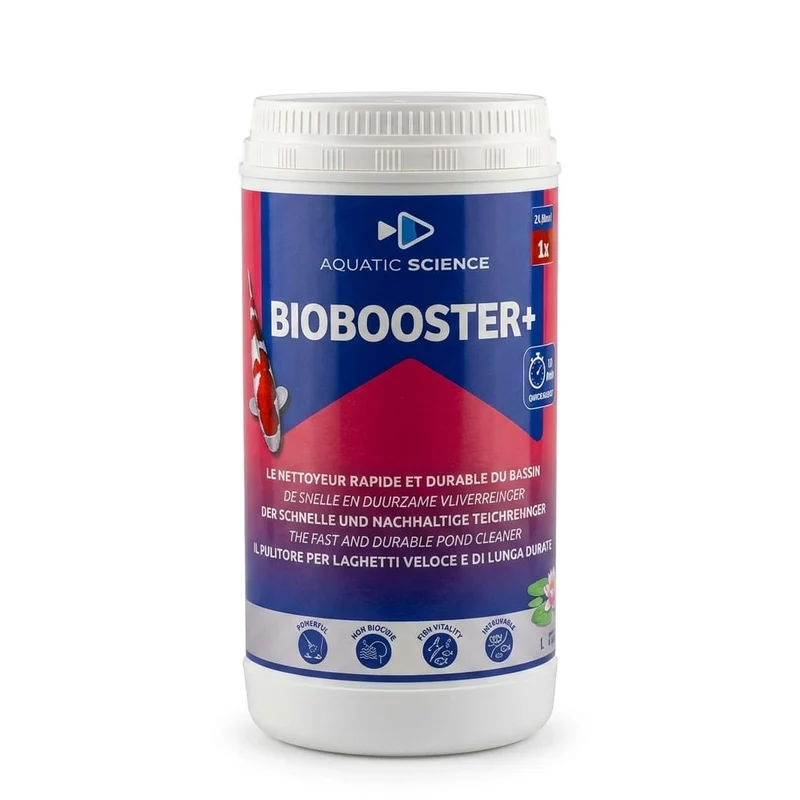 Biobooster+ - Traitement anti-vase & algues filamenteuses pour bassin