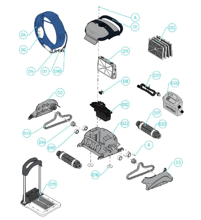 ASPIRADOR DOLPHIN 3 CB MAYTRONICS - recambios
