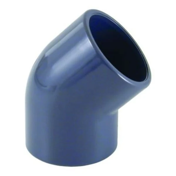 Cepex PVC coude 45° Ø16mm-Ø200mm PN16