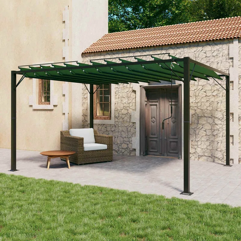Gazebo Met Louvrezend Dak 3 X 4 X 2,14 M