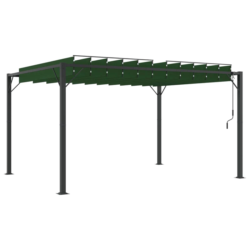 Gazebo Met Louvrezend Dak 3 X 4 X 2,14 M