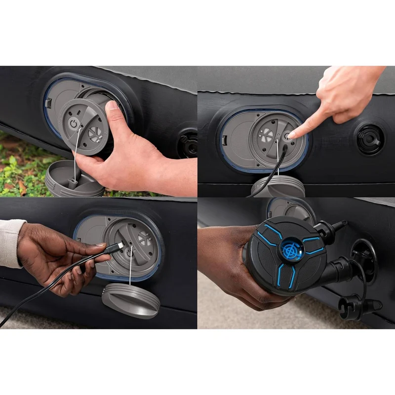 Bestway - Tritech Colchón hinchable con bomba USB integrada
