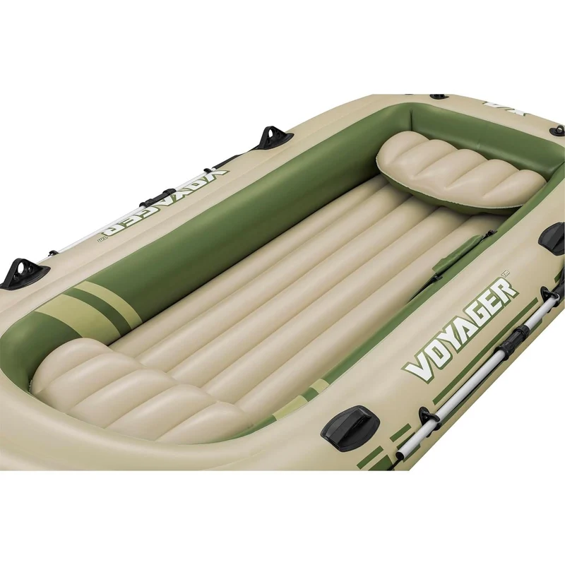 Bestway – Barca hinchable Hydro-Force Voyager X4 Raft Set (350 × 145 cm)