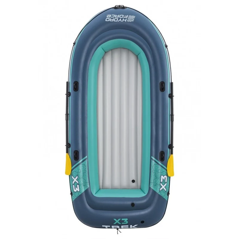 Bestway – Barca hinchable Hydro-Force Trek X3 Raft Set (294 × 137 cm)
