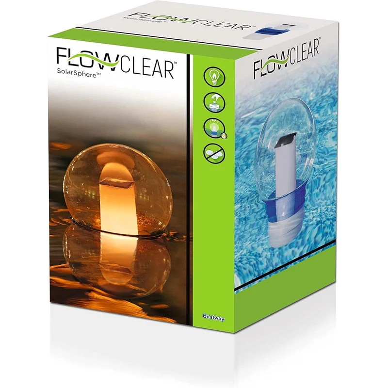 Bestway - Dispensador de productos químicos LED SolarGlow