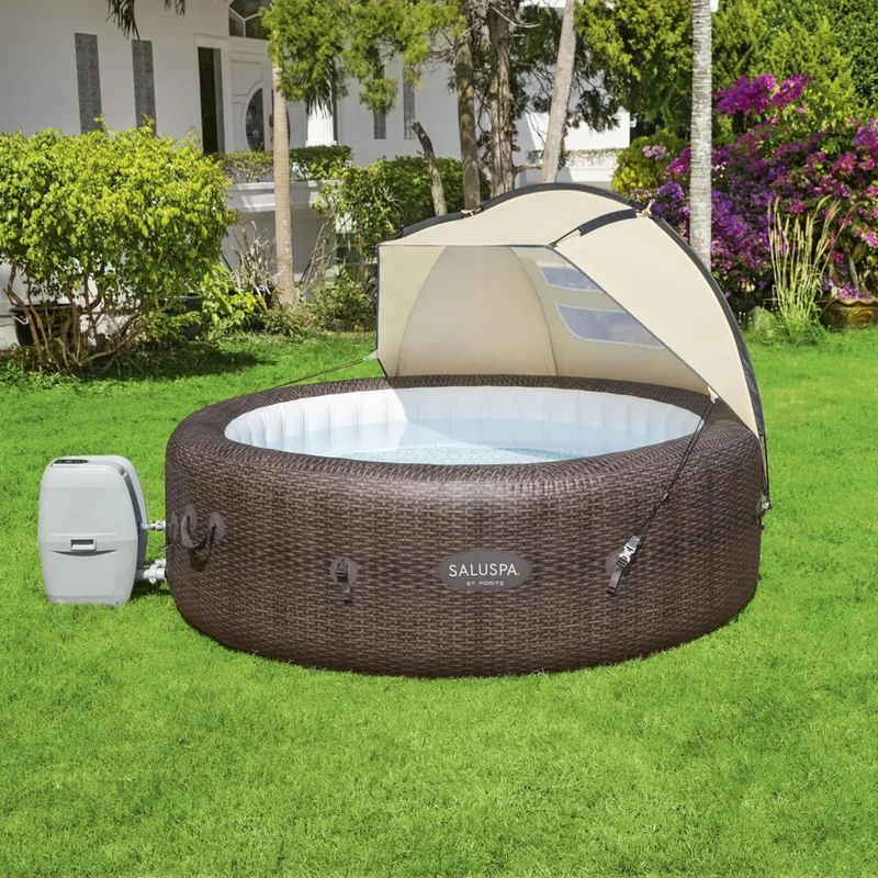 Bestway - Toldo SaluSpa con protección UV resistente al viento para jacuzzis redondos