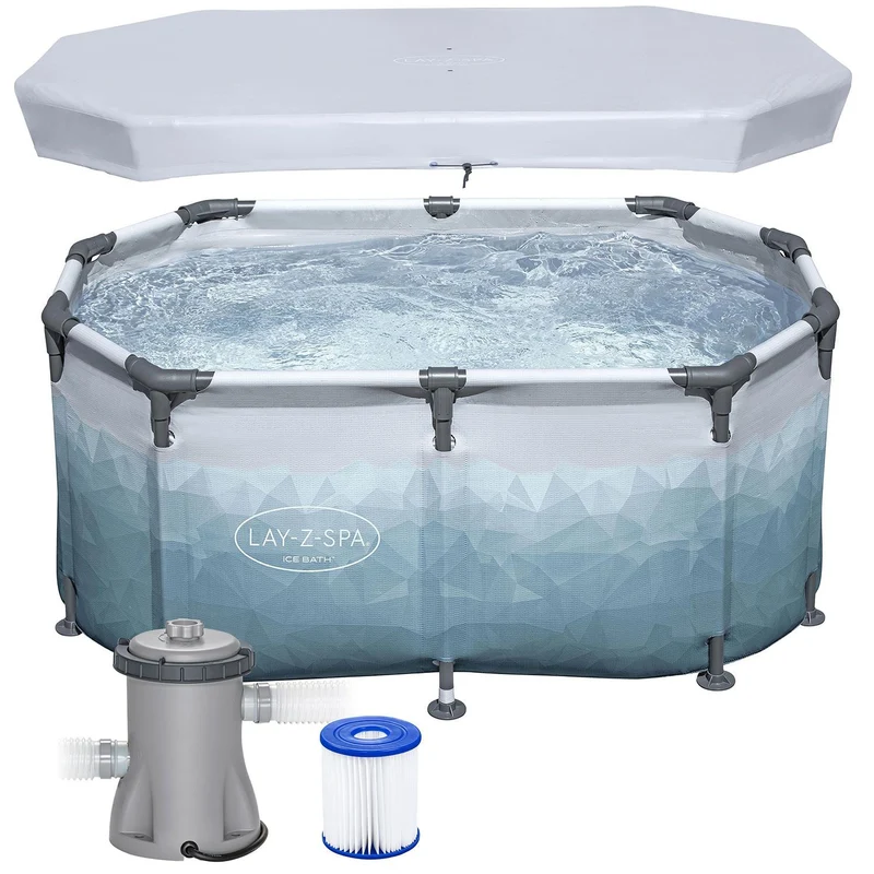 Bestway - Baño de hielo tipo barril 431 L
