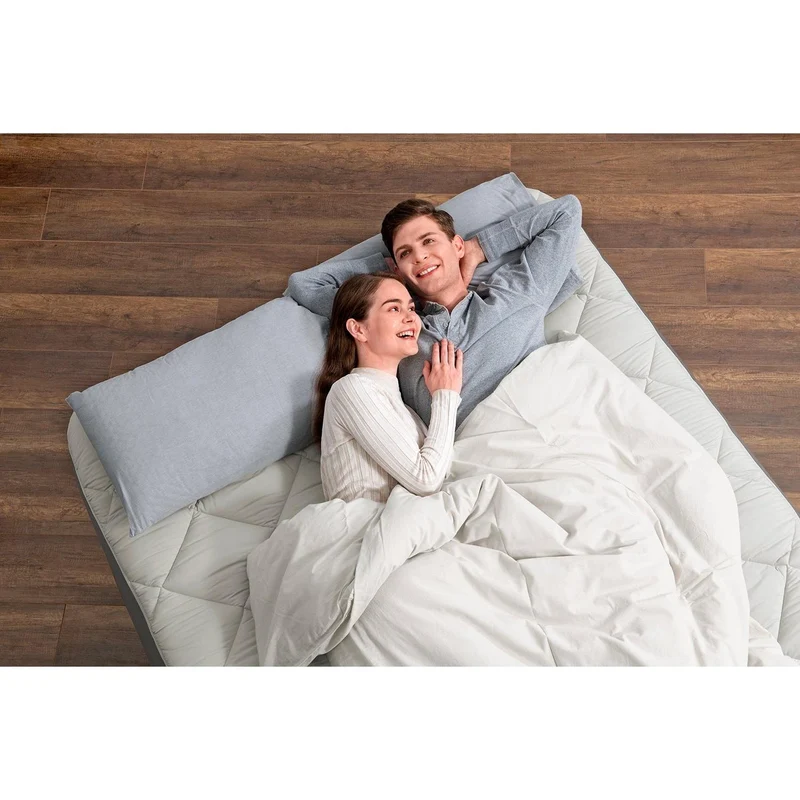 Bestway - Tough Guard/Fortech Colchón hinchable con funda con cremallera y bomba eléctrica integrada