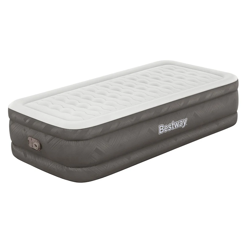 Bestway - Tough Guard/Fortech Colchón hinchable con bomba eléctrica integrada