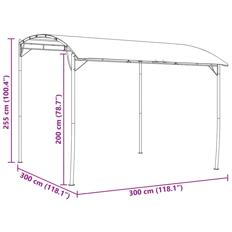 Prieel Gepoedercoat Staal En Stof 180 Gsm