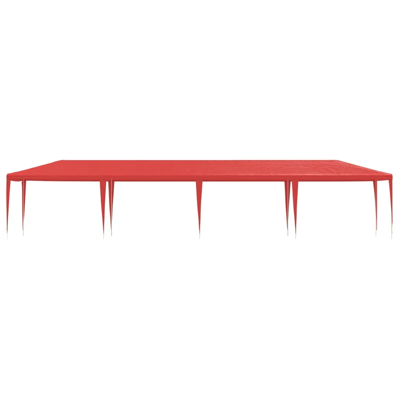Partytent Rood 1200 X 300 X 255 Cm Pe En Staal