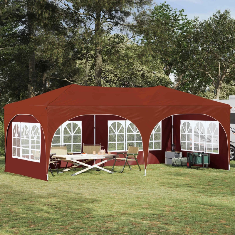 Pop-Up Feesttent 575 X 288 X 245 Cm Oxford Stof
