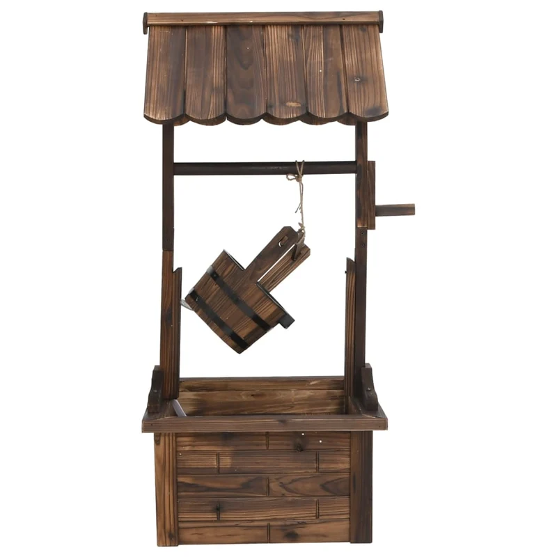 Wensfontein Met Pomp 57X50X112 Cm Massief Vurenhout