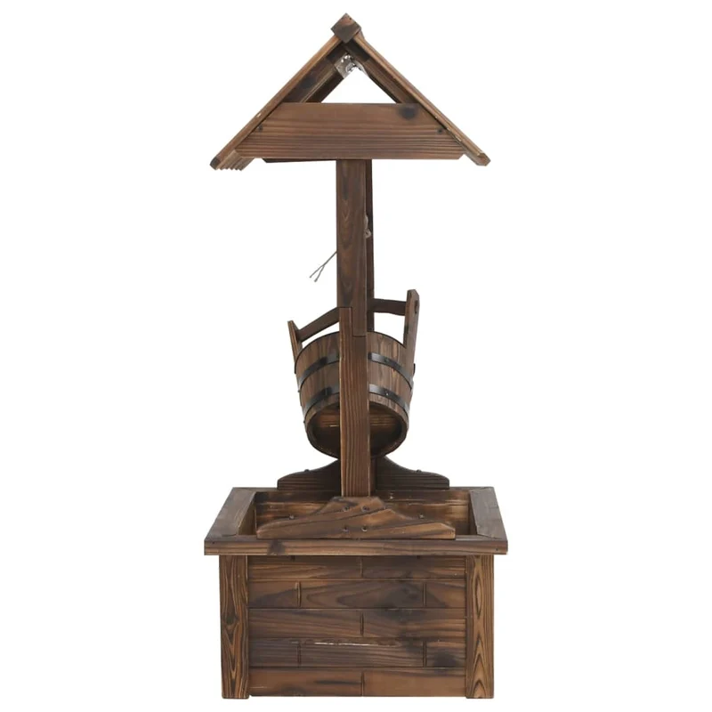 Wensfontein Met Pomp 57X50X112 Cm Massief Vurenhout
