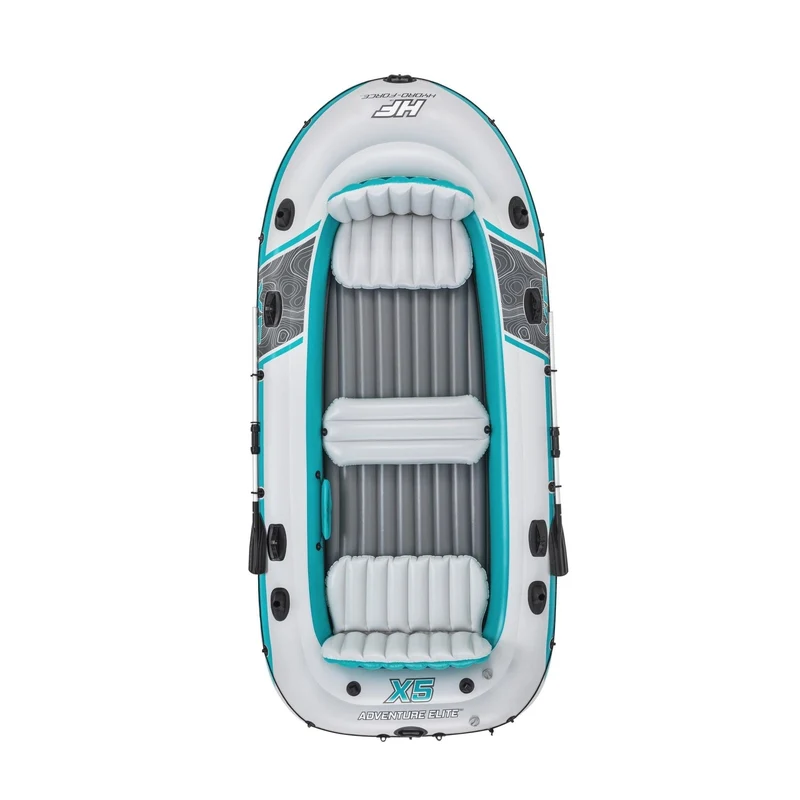 Bestway – Barca hinchable Adventure Elite X5 Raft Set (364 × 166 cm)