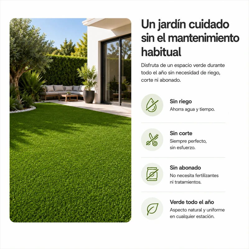 Rollo Césped Artificial Premium 20 mm