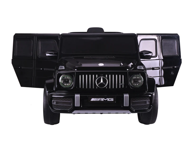 Mercedes G63, 12 Volt Kinder Accu Auto, Rubberen Banden, Leder Zitje En Meer!