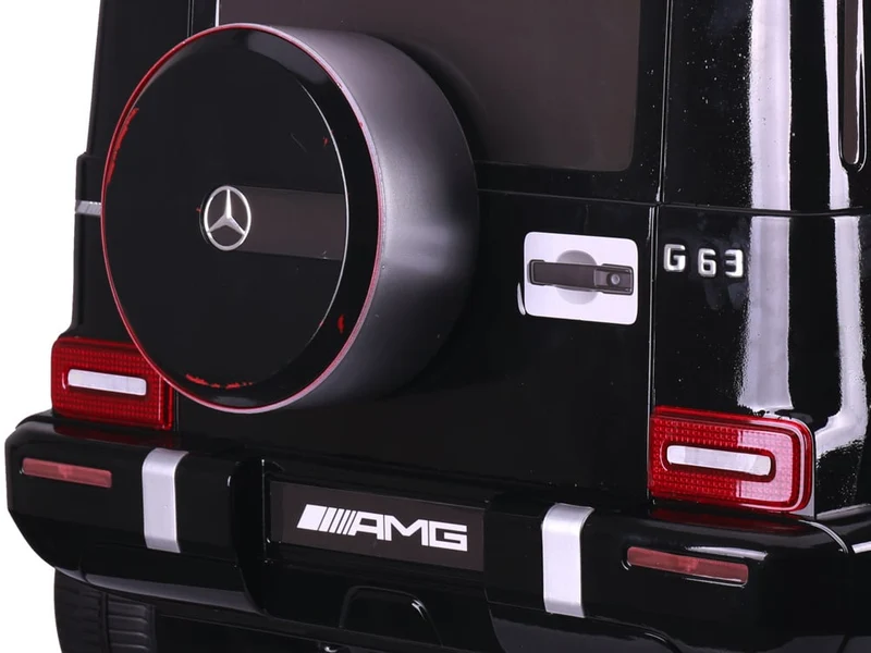 Mercedes G63, 12 Volt Kinder Accu Auto, Rubberen Banden, Leder Zitje En Meer!
