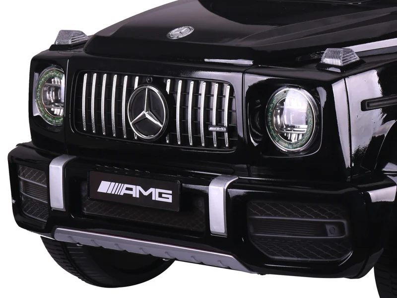 Mercedes G63, 12 Volt Kinder Accu Auto, Rubberen Banden, Leder Zitje En Meer!