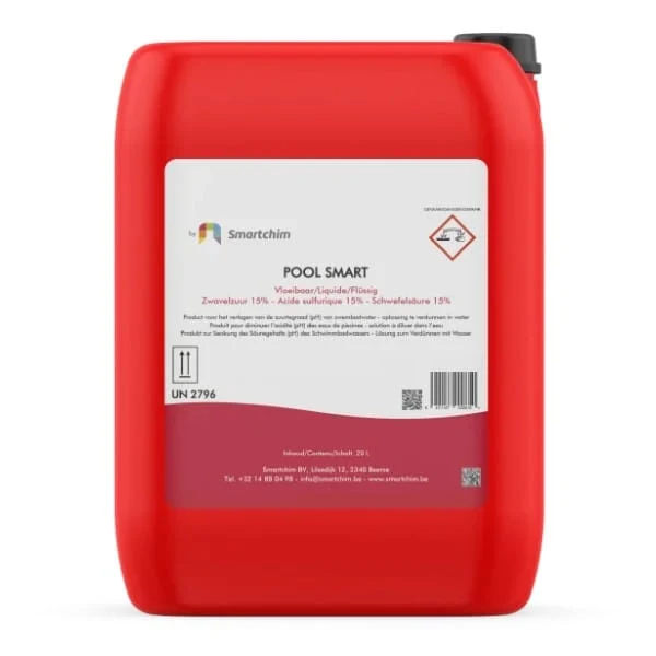 pH - Acide Sulfurique - 15% - Bidon de 20 litres