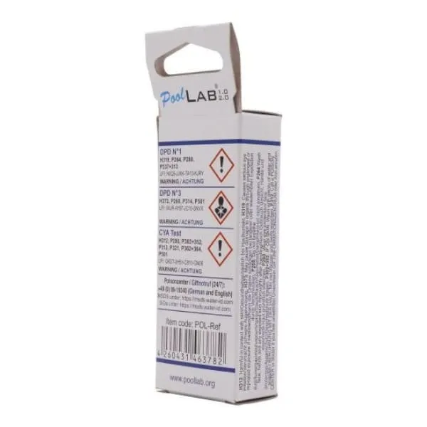 Mix-Refill (20 DPD 1, 20 Phenol Red, 10 Alka-M, 10 CYA-Test & 10 DPD 3)