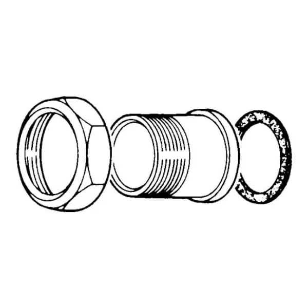 Raccord pour Compteur d’Eau – Raccord Fileté pour Installation Hydraulique