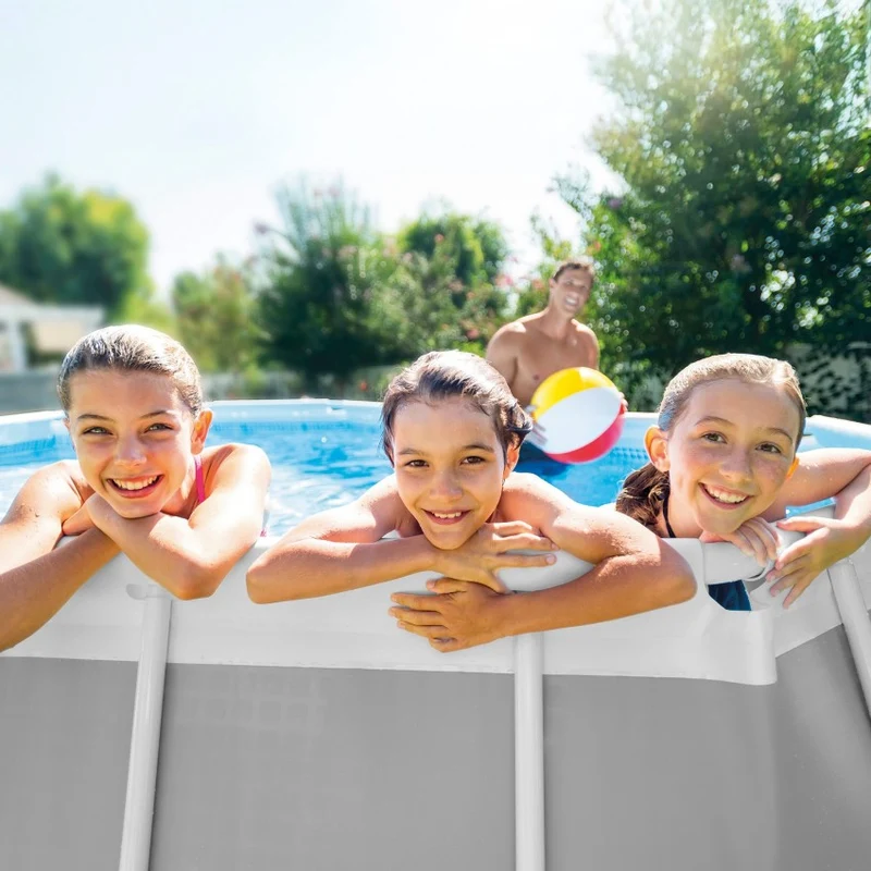 Intex Prism Frame Piscina Ovalada Desmontable 503x274x122 cm con Depuradora