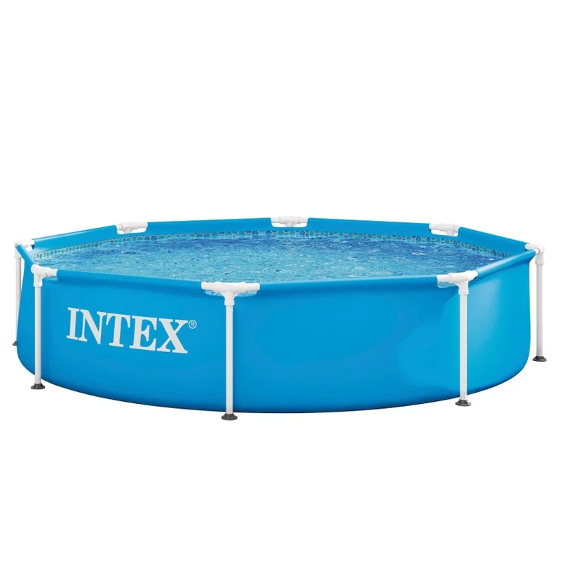 Intex Metal Frame Piscina Desmontable Redonda 244x51cm 1828L Azul