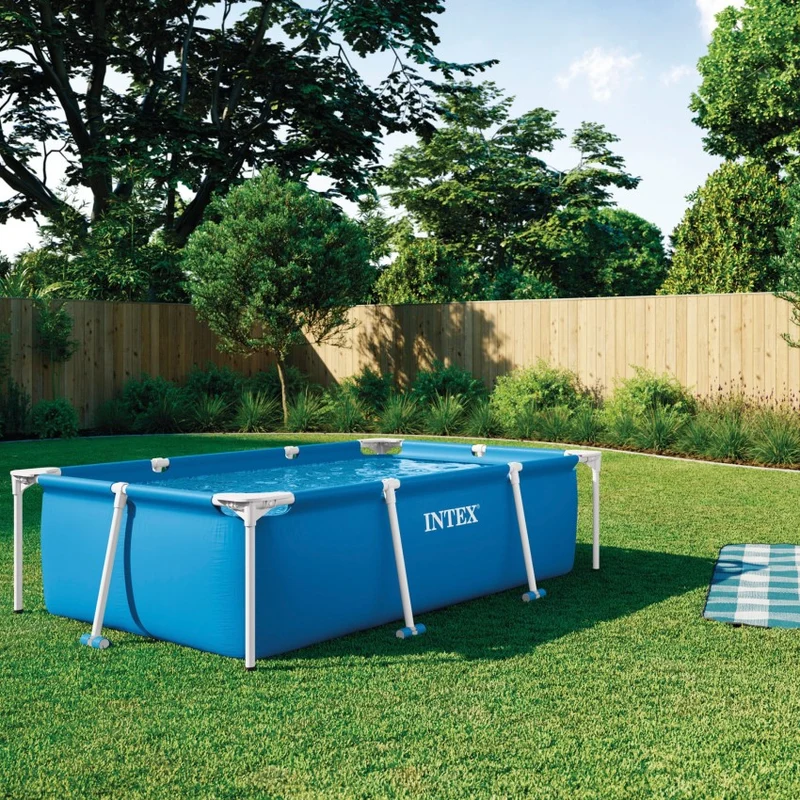 Intex Small Frame Rectangular Swimming Pool 220x150x60cm 1662L