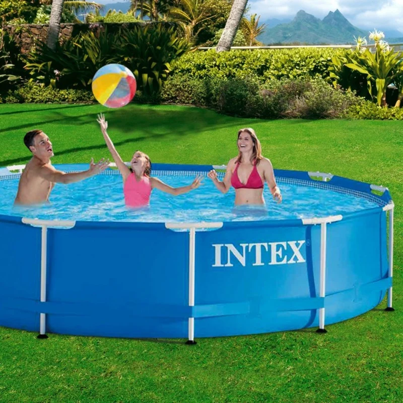 Intex Metal Frame Piscina Desmontable Redonda 366x76cm 6503 Litros