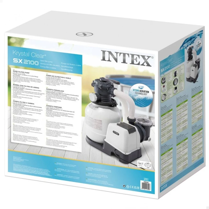 Intex SX2100 Depuradora de Arena para Piscinas 7900 l/h