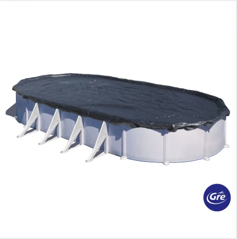 Gre Winterafdekzeil Ovaal 680 x 460 cm – Voor Zwembad 610 x 375 cm