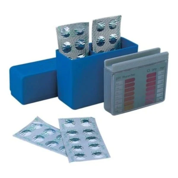 Kit de test chlore libre 0.1 - 3.0 mg/l - pH 6.8 - 8.2