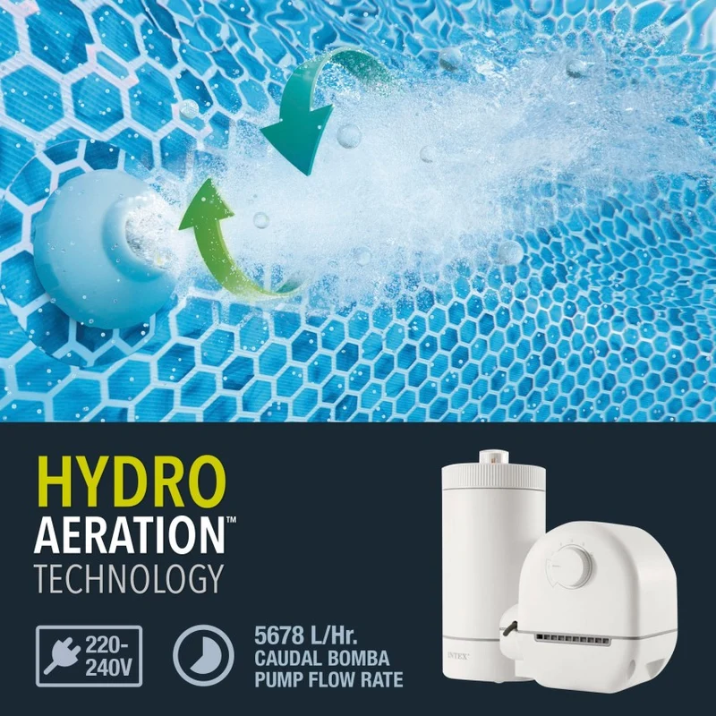 Intex C1500 Depuradora de Cartucho 5.678 l/h Filtro Tipo A