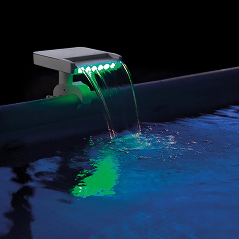 Intex Cascada de Agua con Luces LED Multicolor para Piscinas