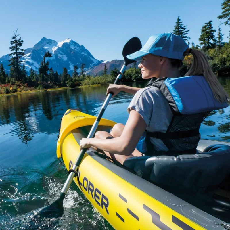 Intex Explorer K2 Inflatable Kayak 2 Person Yellow 312cm