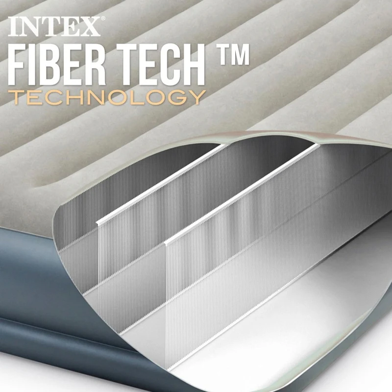 Intex Dura-Beam Standard Pillow Rest Mid-Rise Colchón Hinchable 152x203x30 cm