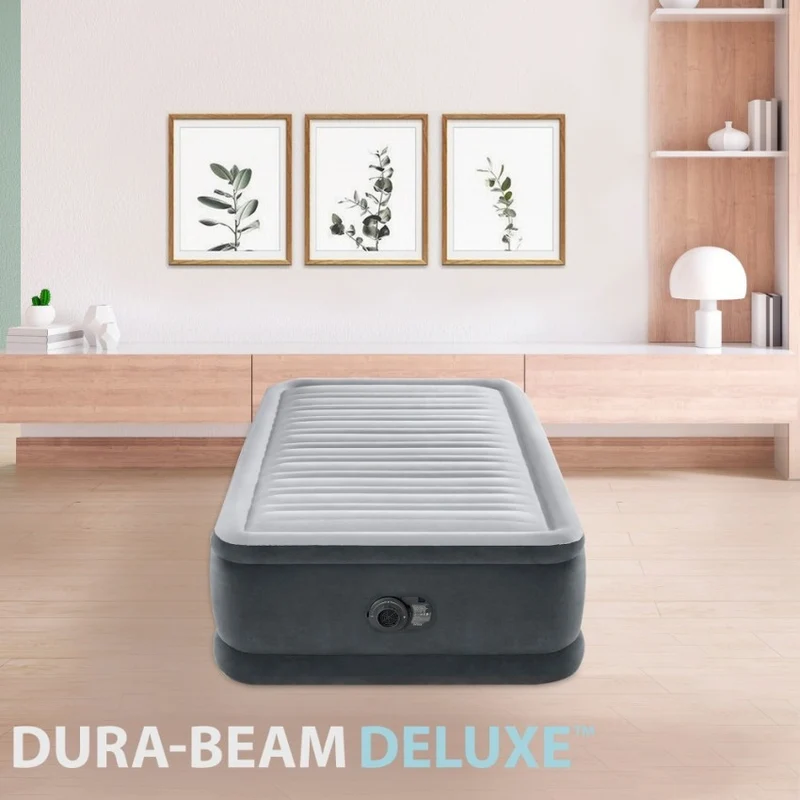 Intex Deluxe Comfort-Plush Elevated Colchón Hinchable Individual 99x191x46cm