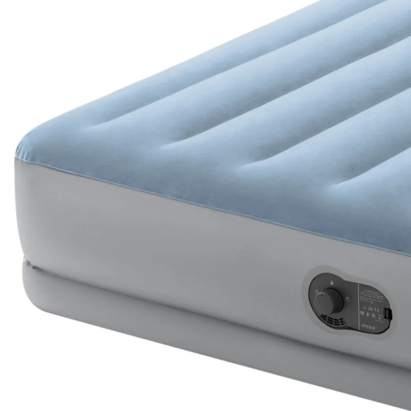Intex Colchón Hinchable Doble Mid-Rise Comfort USB 152x203cm