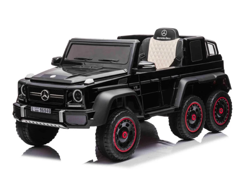 Mercedes-Benz G63 6X6, 12V Met Rubberen Banden En Meer!
