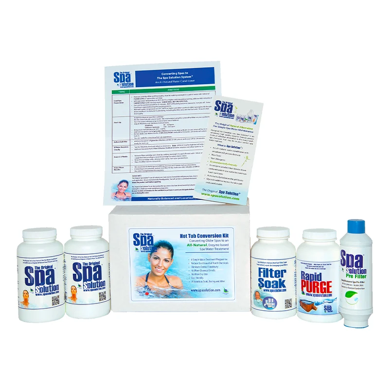 Kit de conversion pour le traitement de l'eau des spas