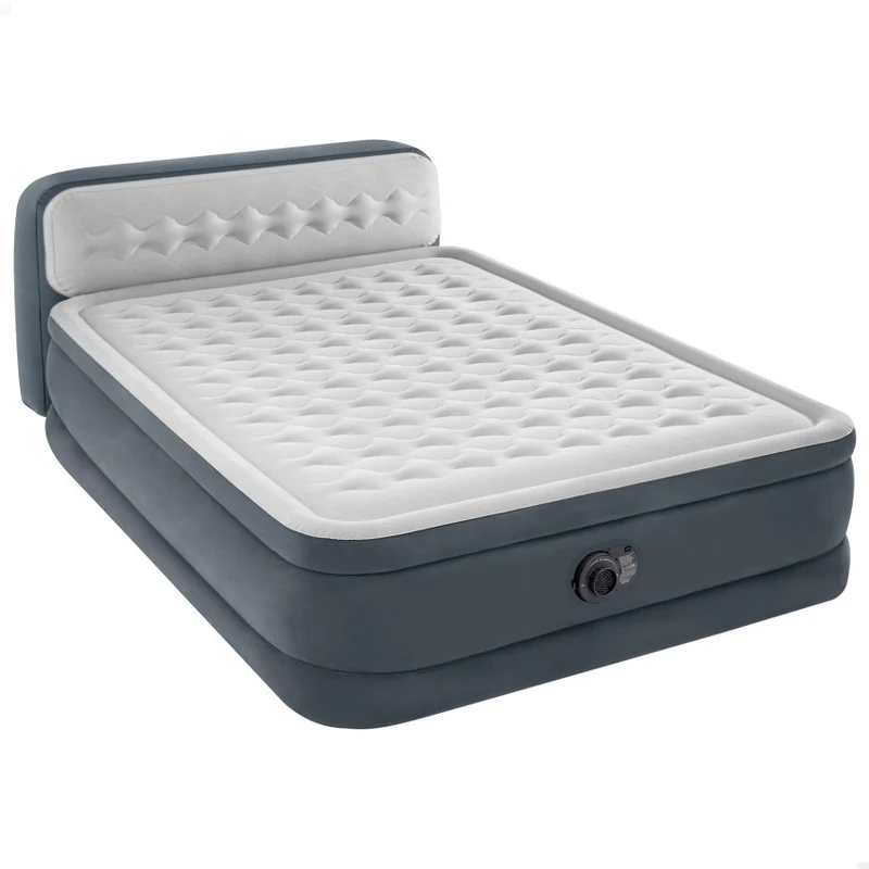 Intex Dura-Beam Deluxe Ultra Plush Cama Hinchable con Cabecero 152x236cm