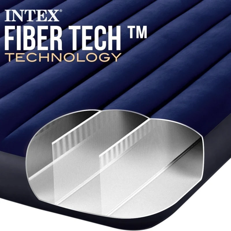 Intex Dura-Beam Standard Classic Downy Colchón Hinchable 152x203cm