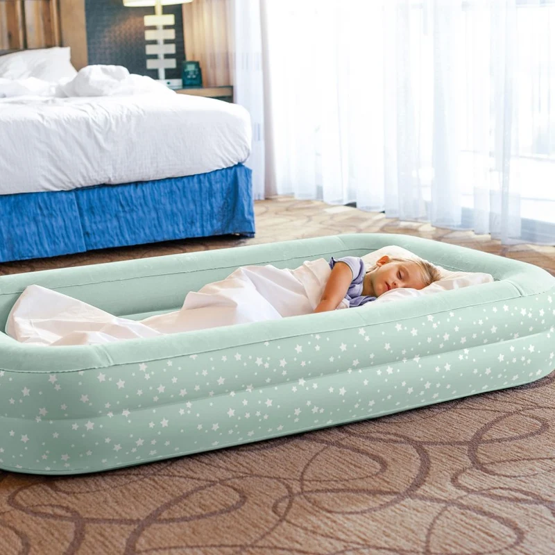 Intex Colchón Hinchable Infantil con Hinchador 107x168x25 cm